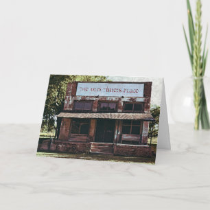 Cartão de Aniversário do Antigo Temporizador