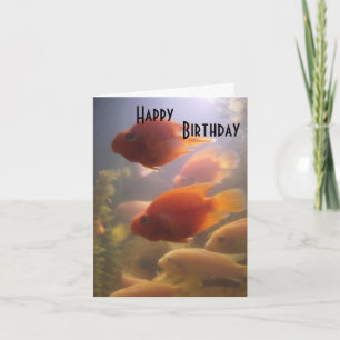 Cartão de Aniversário do Aquário
