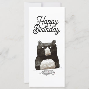 Cartão de aniversário do Bear