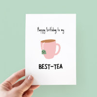 Cartão de Aniversário do Bestie Bestie Pun