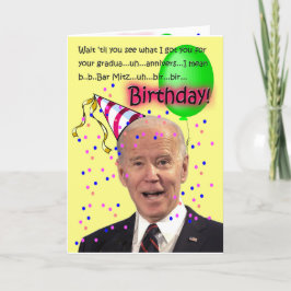 Cartão de Aniversário do Biden