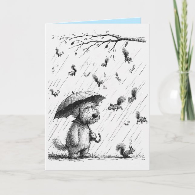 Cartão de Aniversário do Cachorro (Frente)