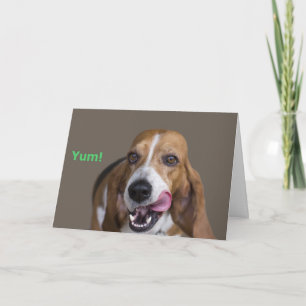 Cartão de Aniversário do Cachorro Basset