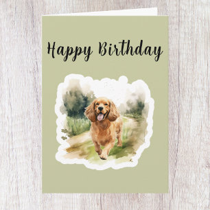 Cartão de Aniversário do Cachorro-Cachorro-Cachorr