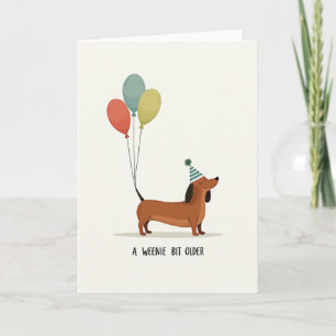 Cartão de Aniversário do Cachorro com Chapéu Listr