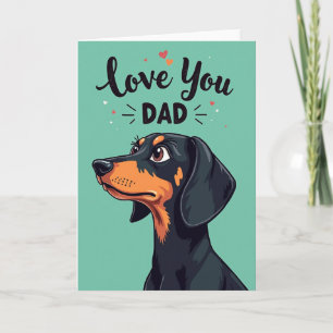 Cartão de Aniversário do Cachorro Preto