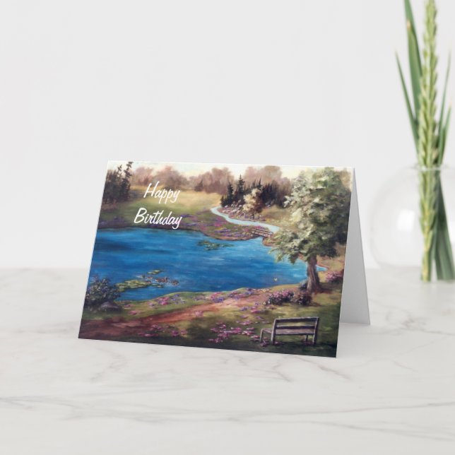 Cartão de Aniversário do Céu (Frente)