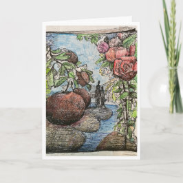 Cartão de Aniversário do Coração Selvagem