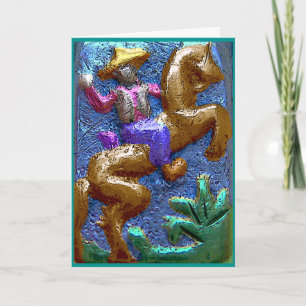 Cartão de Aniversário do Cowboy