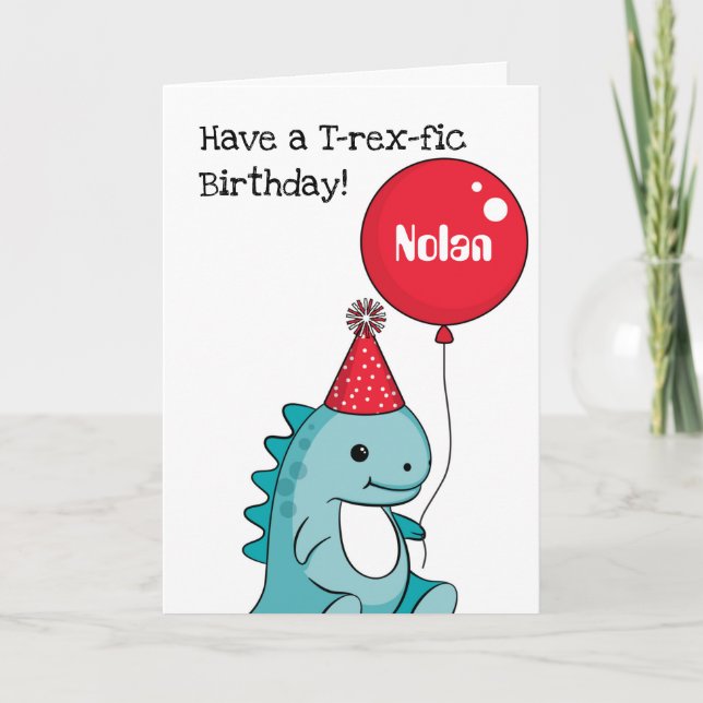 Cartão de aniversário do cupcake com nome personal (Frente)