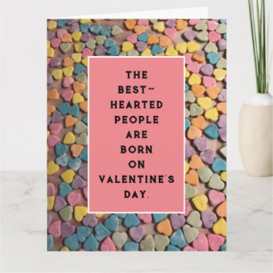 Cartão de aniversário do dia de os namorados