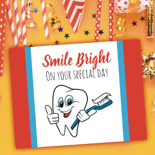 Cartão de Aniversário do Doente Dental