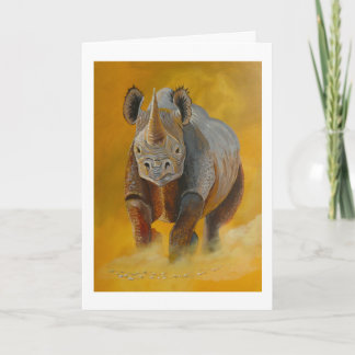 Cartão de Aniversário do Estudo Rino Negro