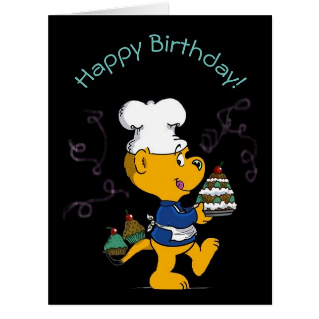 Cartão de Aniversário do Ferald's Goodies (Frente)