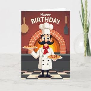 Cartão de Aniversário do Forno de Chefes