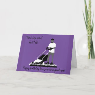 Cartão de Aniversário do Gardener