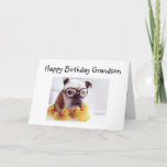 CARTÃO DE ANIVERSÁRIO DO GRANDSON DIVERTIDO<br><div class="desc">Esta linha de cartões Bulldog é certamente um sucesso,  e estou 100% certo de que o VOSSO AVÓ irá adorar este cartão no "seu dia especial!"</div>