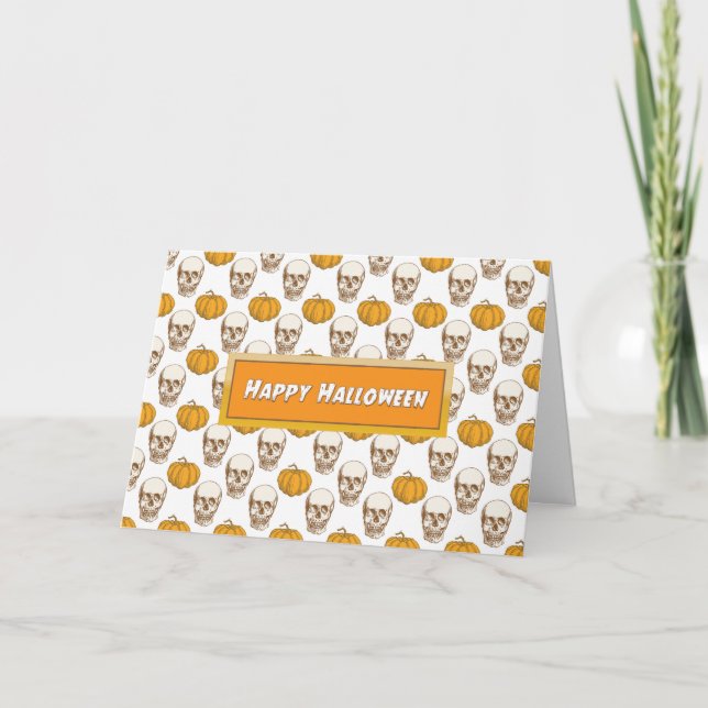 Cartão de aniversário do Halloween Sobriety (Frente)