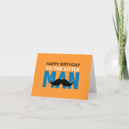 Cartão de Aniversário do Homem Pequeno
