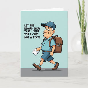 Cartão de Aniversário do Homem Sorridente