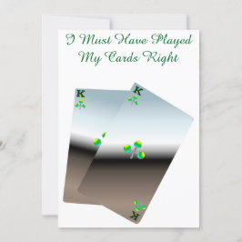 Cartão de Aniversário do Jackpot Flat