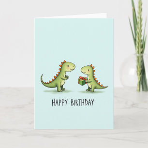 Cartão de Aniversário do Lagarto Doce