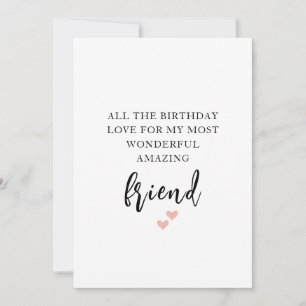 Cartão de aniversário do melhor amigo