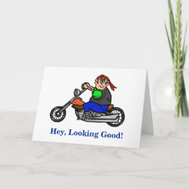 Cartão de Aniversário do Motociclismo Masculino