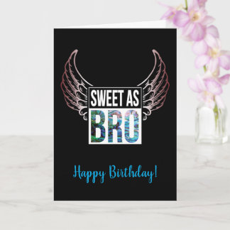 CARTÃO DE ANIVERSÁRIO DO NOVO ZEALAND BRO PERSONAL
