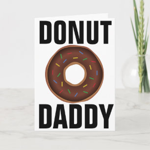 CARTÃO DE ANIVERSÁRIO DO PAI DONUT