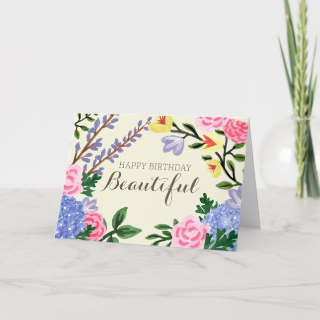 Cartão de Aniversário do País Francês (Frente)