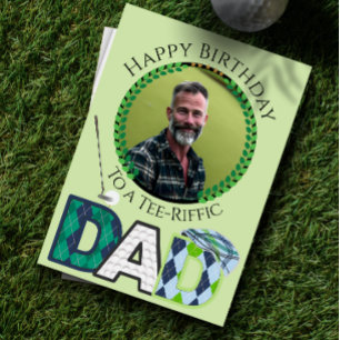 Cartão de Aniversário do Papai com uma foto de Gol