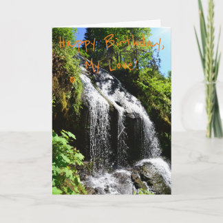 Cartão de Aniversário do Parceiro Romântico