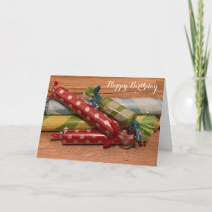 Cartão de Aniversário do Partido Rolls Candy