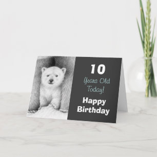 Cartão de Aniversário do Polar Bear Cub