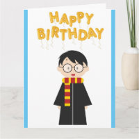 Cartão de Aniversário do Potter Happy