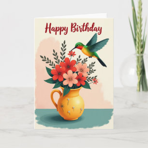 Cartão de Aniversário do Radioso Aviário