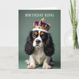Cartão de Aniversário do Rei Cachorro
