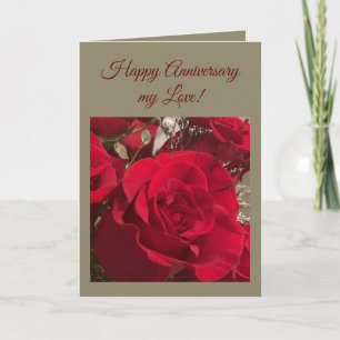 cartão de aniversário do Rosa vermelha