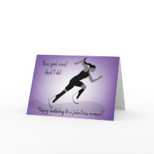 Cartão de Aniversário do Runner do Blade