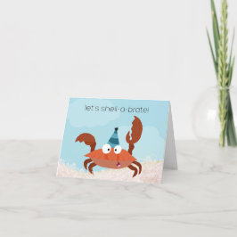 Cartão de Aniversário do Shell-Ebrate