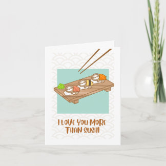 Cartão de Aniversário do Sloth Sushi