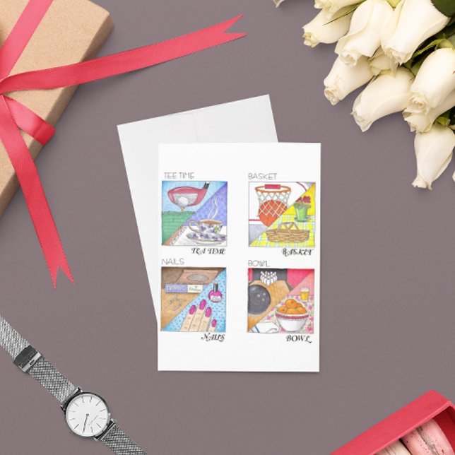 Cartão de Aniversário do Tempo Tea Time (Criador carregado)