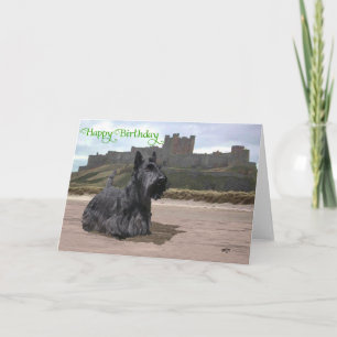Cartão de Aniversário do Terrier Escocês