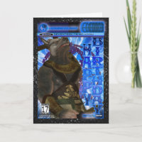 Cartão de Aniversário do Ventilador de Jogos de Co