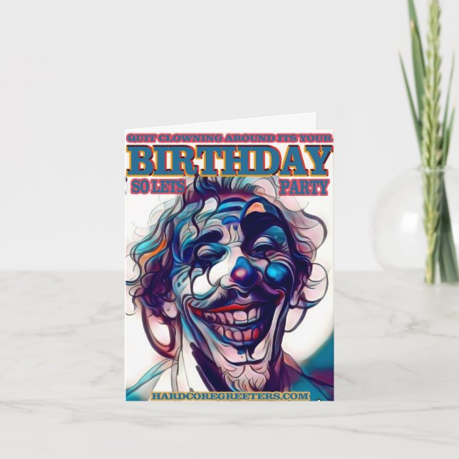 Cartão de Aniversário Dobrado (Frente)