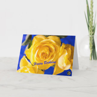 Cartão de Aniversário Dobrável