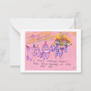 Cartão de Aniversário dos Raccoons Anarquistas