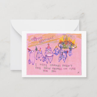 Cartão de Aniversário dos Raccoons Anarquistas