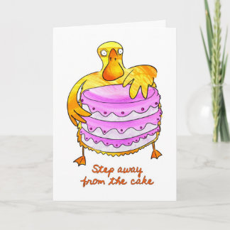 Cartão de Aniversário Duck